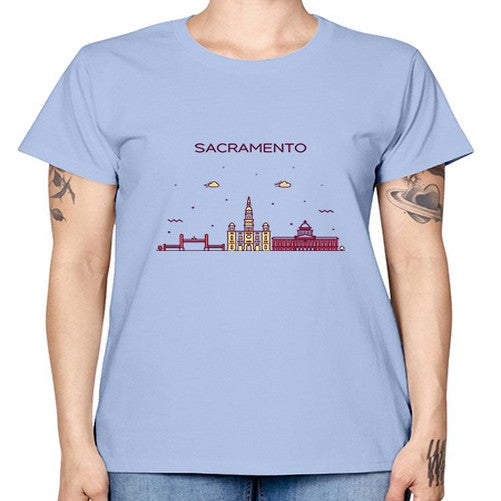 SacramentoCL 1763# - cities -  Missy T-Shirt