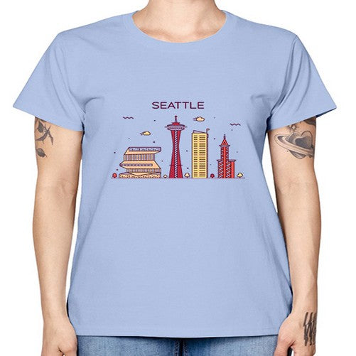 Seattle 1810# - cities -  Missy T-Shirt