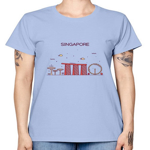 Singapoure 1848# - cities -  Missy T-Shirt