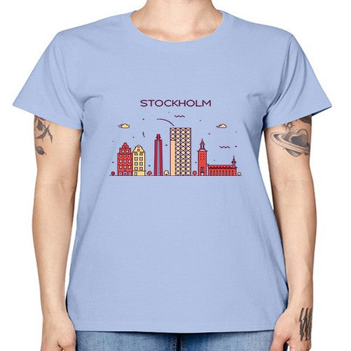 Stockholm 1894# - cities -  Missy T-Shirt