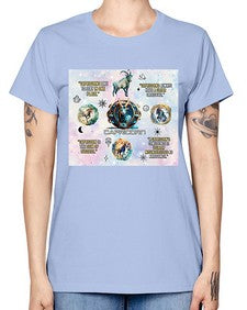 Straight Capricorn 471# - capricorn -  Missy T-Shirt