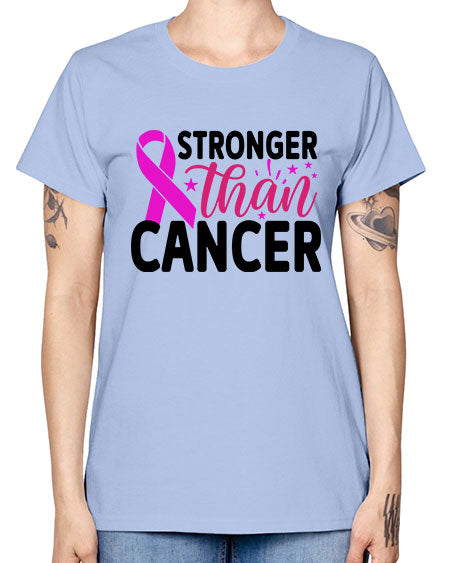 Stronger Than Cancer 6# - breast cancer -  Missy T-Shirt