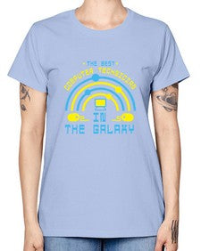 The best computer technician in the galaxy 13# - computer -  Missy T-Shirt