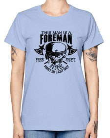 This man is 1166# - skull and bones -  Missy T-Shirt