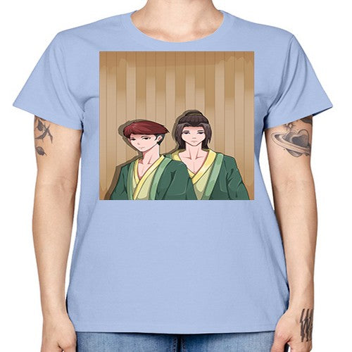 Two man in a hot spring 18# - anime -  Missy T-Shirt