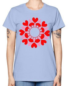 ValentineMandalaOPT 1194# - mandala -  Missy T-Shirt