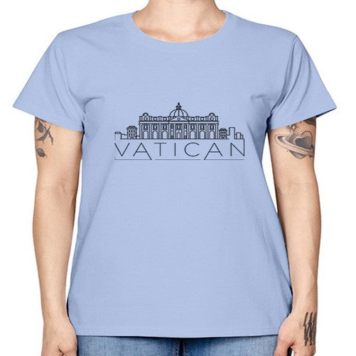 Vatican Minimal Skyline 2054# - cities -  Missy T-Shirt