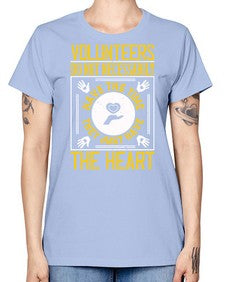 Volunteers do not necessarily have the time they just have the heart Style 13# - volunteer -  Missy T-Shirt
