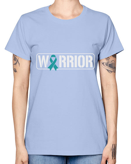 Warrior PTSD Awareness Teal Military 2# - PTSD -  Missy T-Shirt