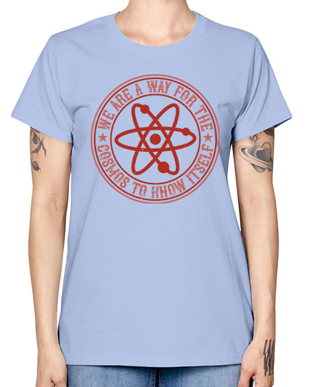 We are a way for the cosmos to know itself 300# - general science -  Missy T-Shirt