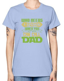 Who needs 266# - cartoon super hero -  Missy T-Shirt