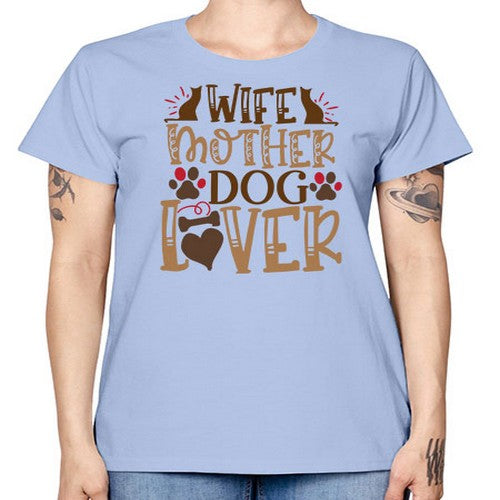 Wife Mother Dog Lover Style 58# - dogs -  Missy T-Shirt