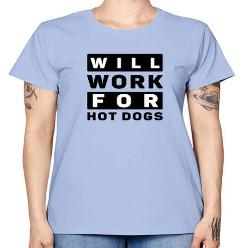 Will Work For Style 1# - dogs -  Missy T-Shirt