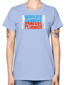 Worlds okayest plumber1665# - plumber -  Missy T-Shirt