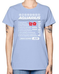 aquarius 85# - aquarius -  Missy T-Shirt