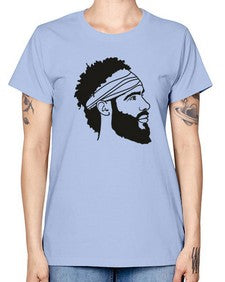 beardman 48# - black boys or men -  Missy T-Shirt