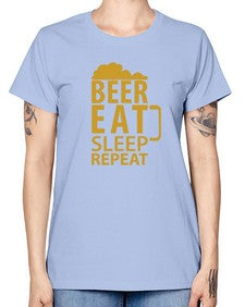 beer eat sleep 644# - beer -  Missy T-Shirt