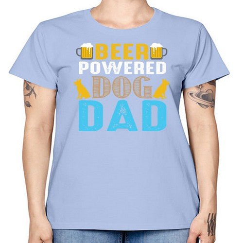 beer power dog dad 55# - dogs -  Missy T-Shirt