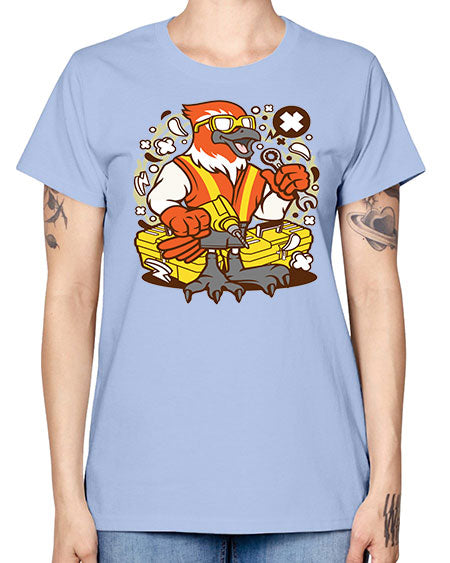 bird mechanic worker 21# - birds -  Missy T-Shirt