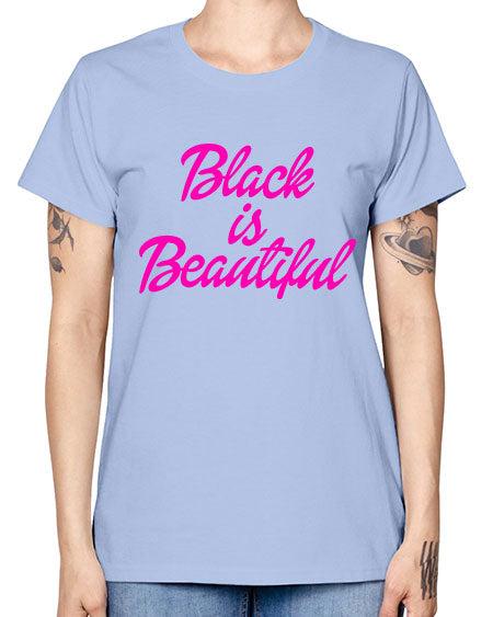 black is beautiful 200# - black words and phrases -  Missy T-Shirt