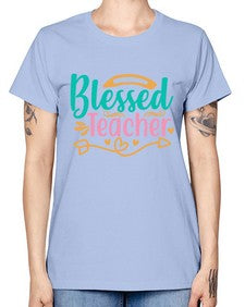 blessed teacherr 633# - teacher -  Missy T-Shirt