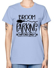 broom parking witches only 46# - witch -  Missy T-Shirt
