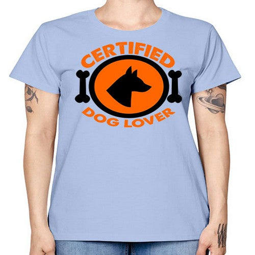 certified dog lover - dogs -  Missy T-Shirt