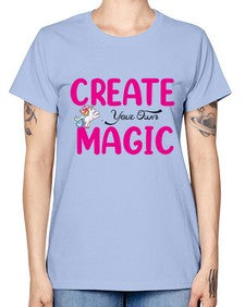 create your own magic 86# - unicorn -  Missy T-Shirt