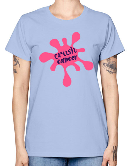 crush cancer Style 14# - breast cancer -  Missy T-Shirt