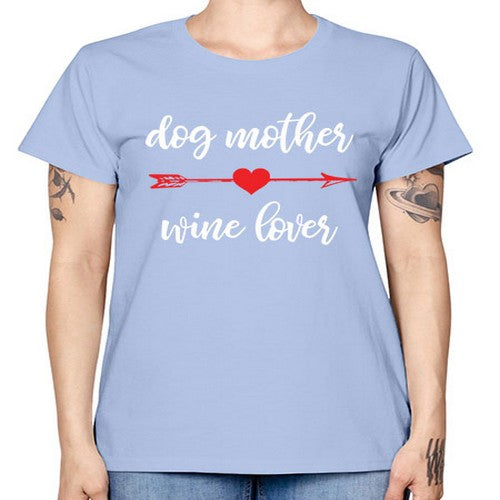 dog mom wine 84# - dogs -  Missy T-Shirt