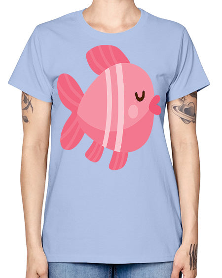 fish 53# - shark-fish -  Missy T-Shirt
