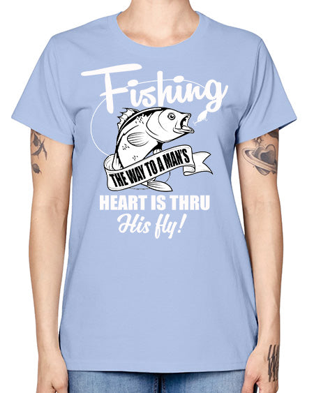 fishing 24# - shark-fish -  Missy T-Shirt