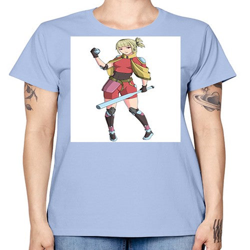 girl bring stick3# - anime -  Missy T-Shirt