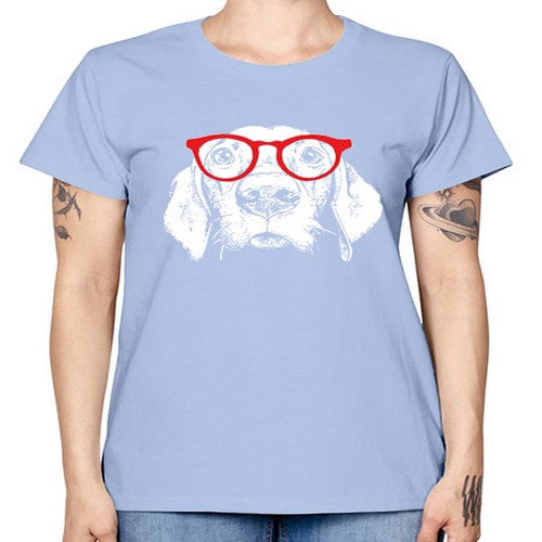 glass dog 145# - dogs -  Missy T-Shirt