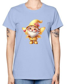 gnome with butterfly 05# - gnome -  Missy T-Shirt