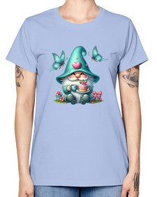 gnome with butterfly 14# - gnome -  Missy T-Shirt