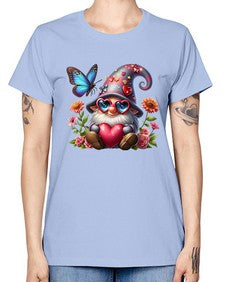 gnome with butterfly 17# - gnome -  Missy T-Shirt