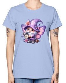 gnome with butterfly 18# - gnome -  Missy T-Shirt
