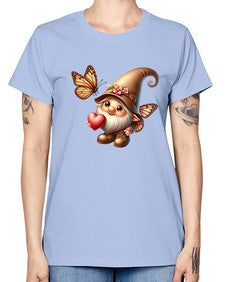 gnome with butterfly 22# - gnome -  Missy T-Shirt