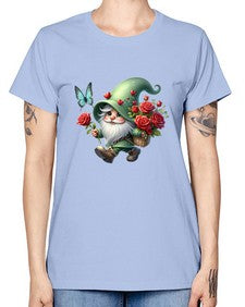 gnome with butterfly 24# - gnome -  Missy T-Shirt