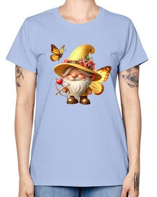 gnome with butterfly 27# - gnome -  Missy T-Shirt