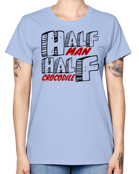 half man half crocodile - alligator -  Missy T-Shirt
