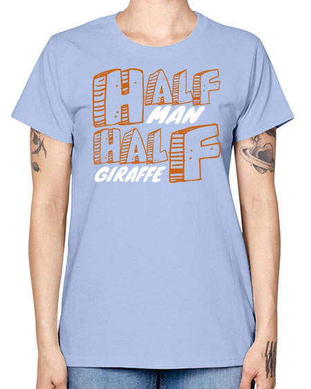 half man half giraffe - giraffee -  Missy T-Shirt