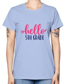 hello fifth grade 258# - fifth grade -  Missy T-Shirt