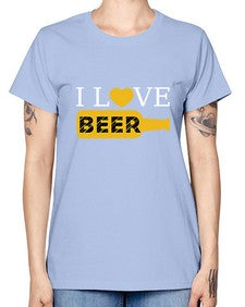 i love beer 1136# - beer -  Missy T-Shirt