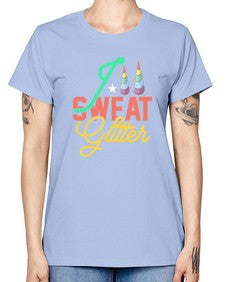 i sweat glitter 190# - unicorn -  Missy T-Shirt