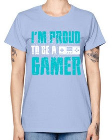 im proud to be a gamer 121# - video games -  Missy T-Shirt