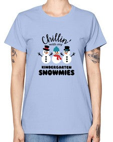 kindergarten snowmies 434# - kindergarten -  Missy T-Shirt