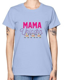 mama unicorn 289# - unicorn -  Missy T-Shirt