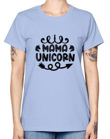 mama unicorn 300# - unicorn -  Missy T-Shirt